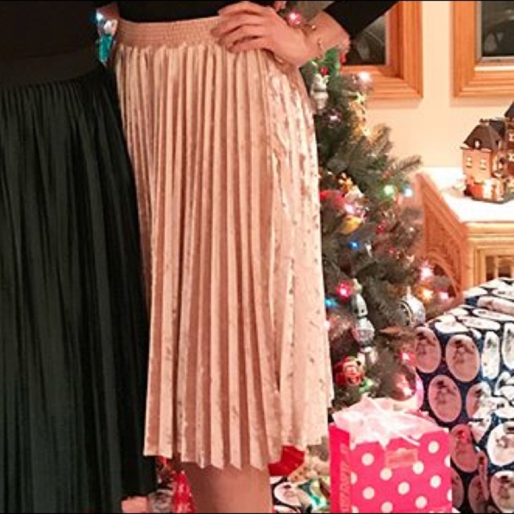 Target A New Day Velvet midi skirt